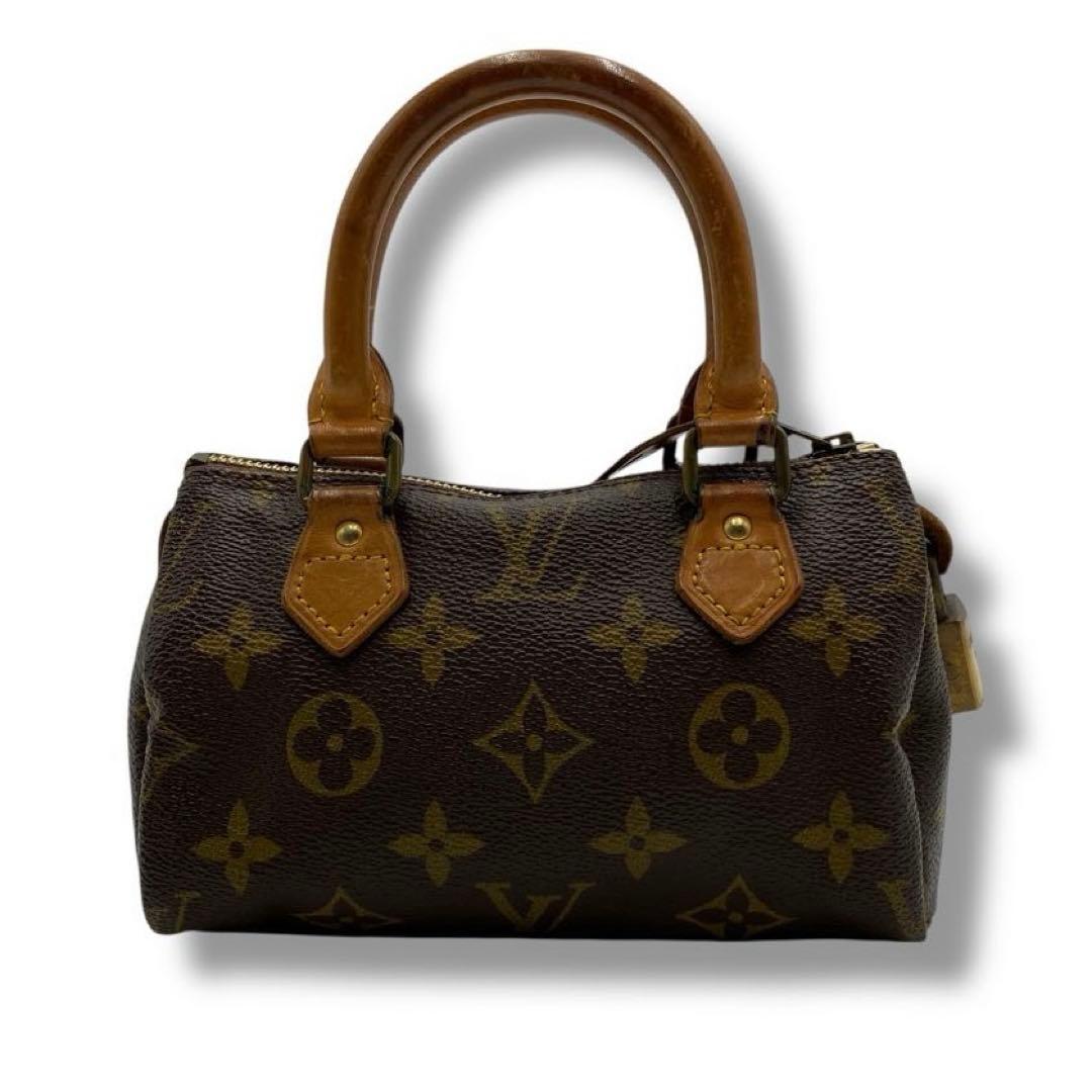 美品 ルイヴィトン モノグラム ナノ スピーディ ショルダーバッグ ビンテージ