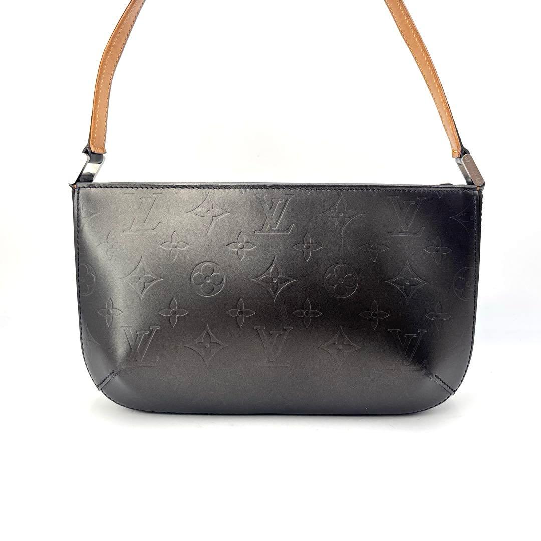 ルイヴィトン M55142 モノグラムマット ファウラー ノワール ハンドバッグ