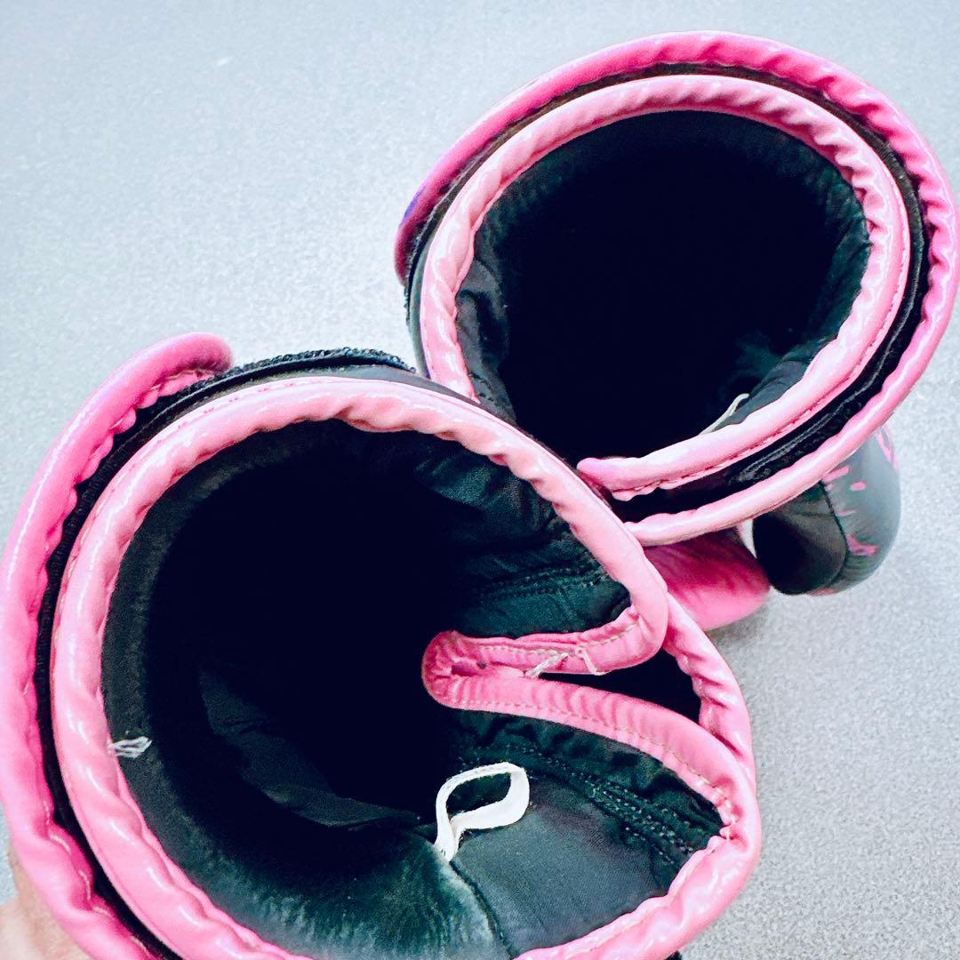 ツインズ 本革 ボクシンググローブ ドラゴン 12oz レガース セット ピンク