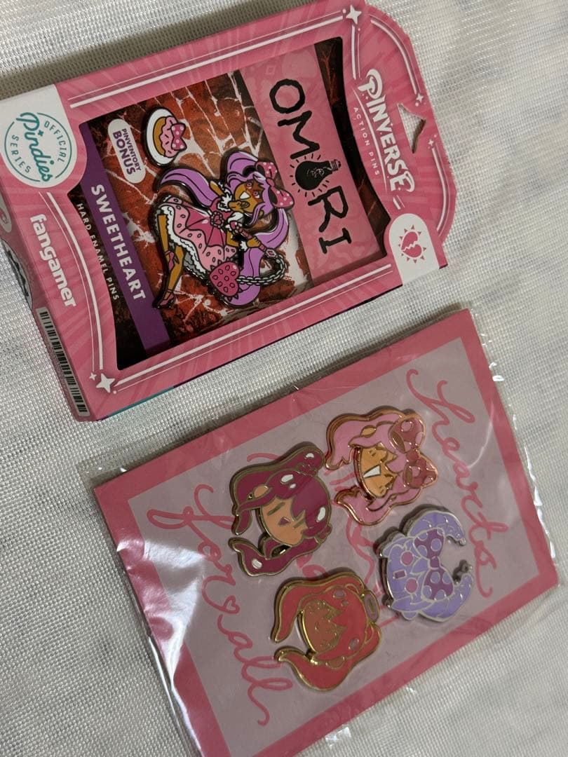 OMORI スイートハート ピンバッジセット