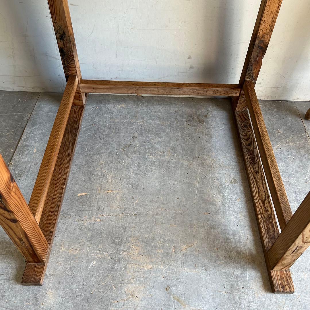 アンティーク 平机 テーブル 無垢材 デスク z484