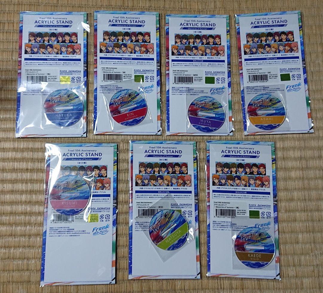 Free アクリルスタンド アクスタ 10周年 MS イベント 七瀬遙 松岡凛