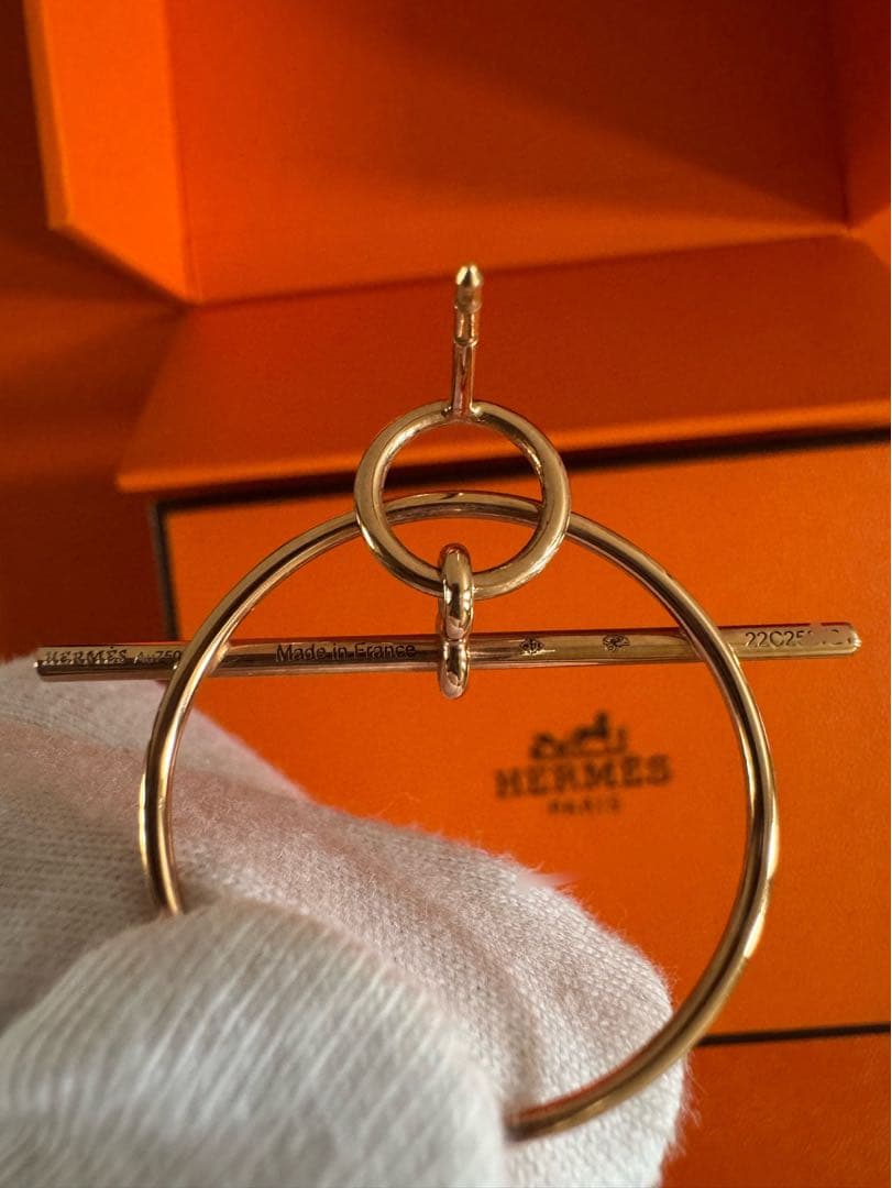 新品未使用 HERMES エルメス ピアス エシャペ PM