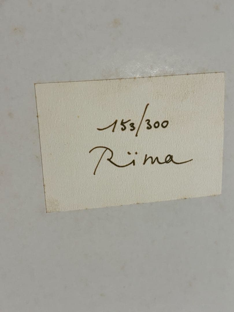 Rima Fujita 藤田理麻 リトグラフ「Game of Dreams」