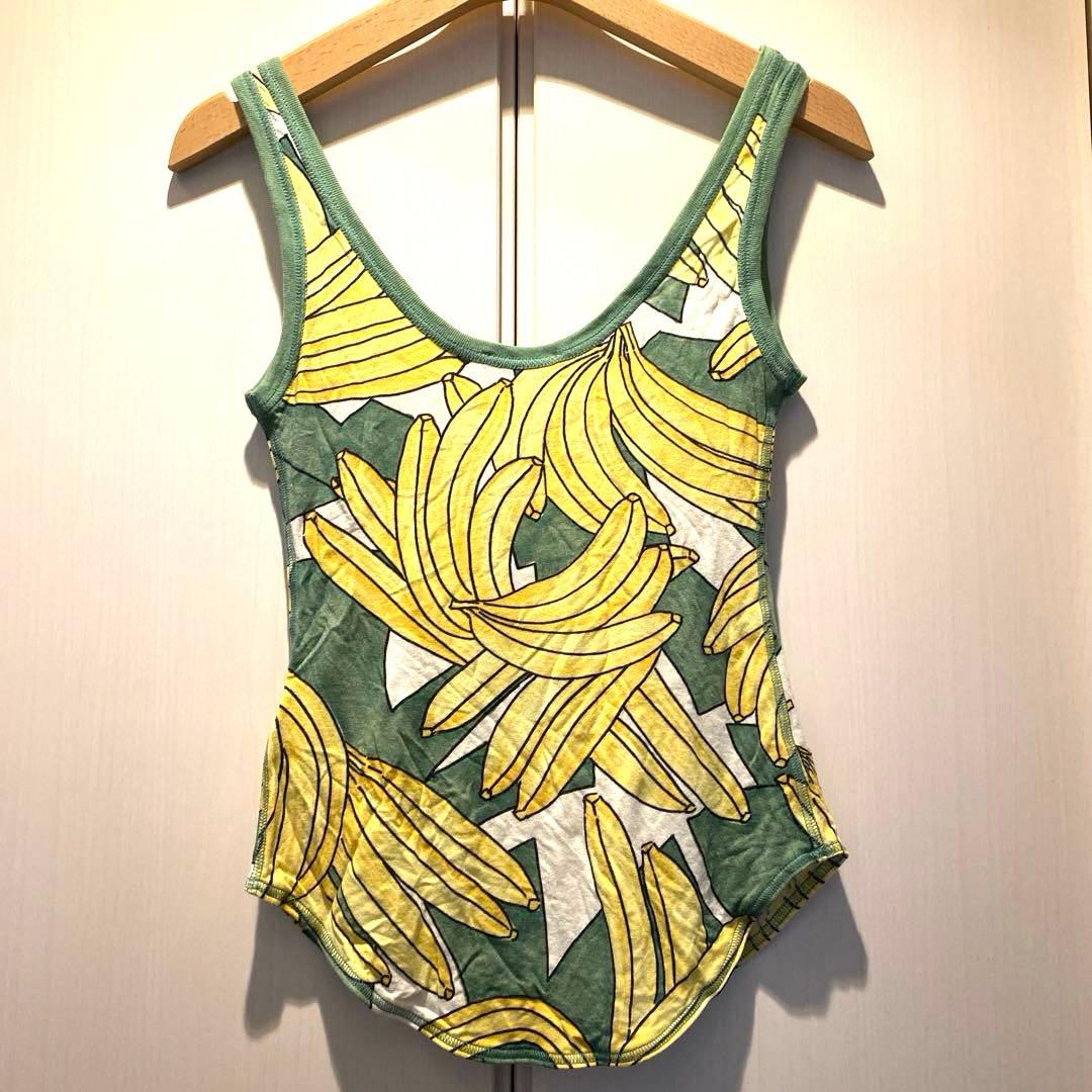 未使用 Chloe クロエ タンクトップ バナナ柄 XS