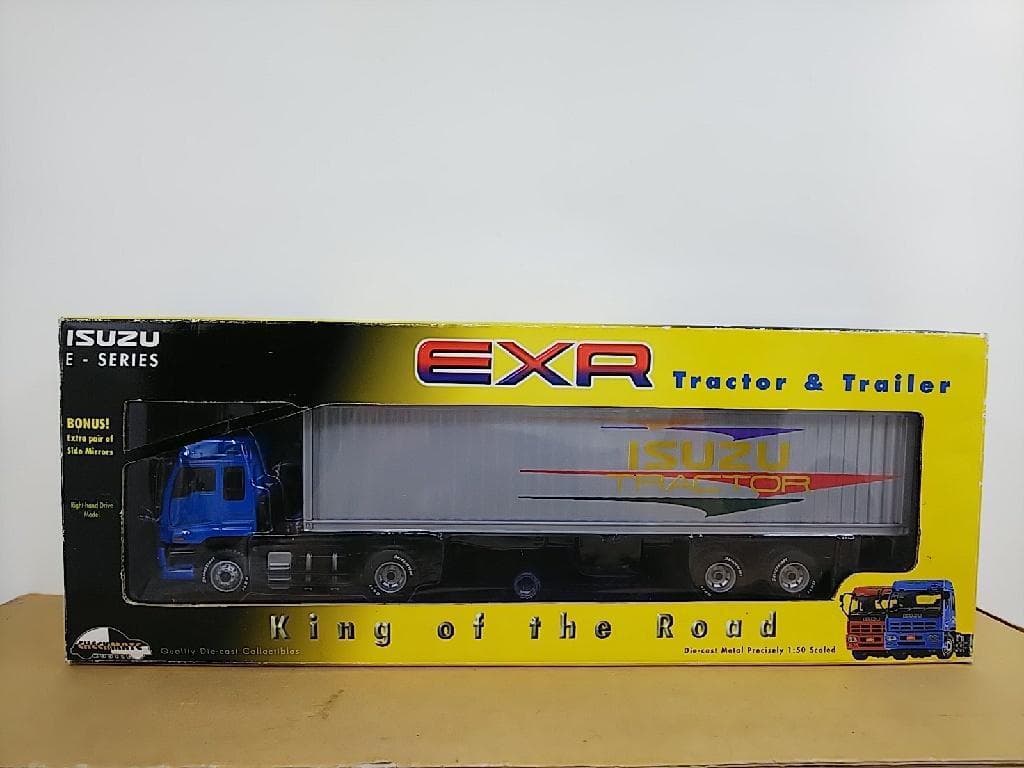 チェックメイト 1/50 いすゞ コンテナトレーラートラック ミニカー　激レア。