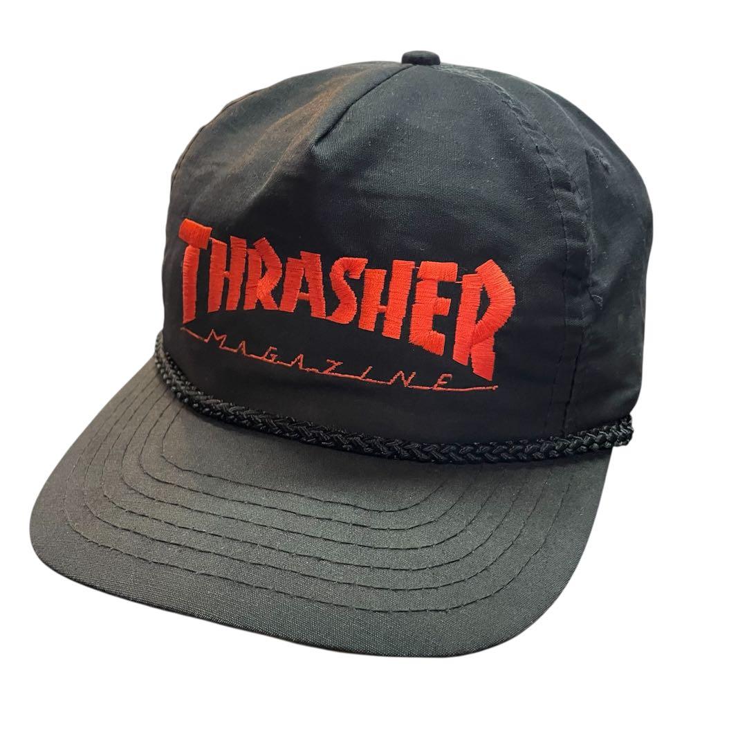 80s VINTAGE THRASHER スラッシャー CAP sk8