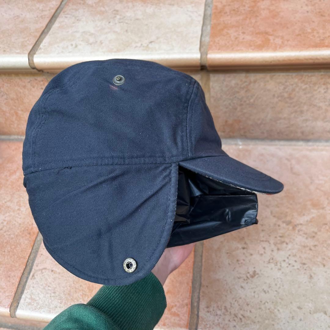 着画あり‼️90s STUSSY OLD STUSSY フライトキャップ ネイビー