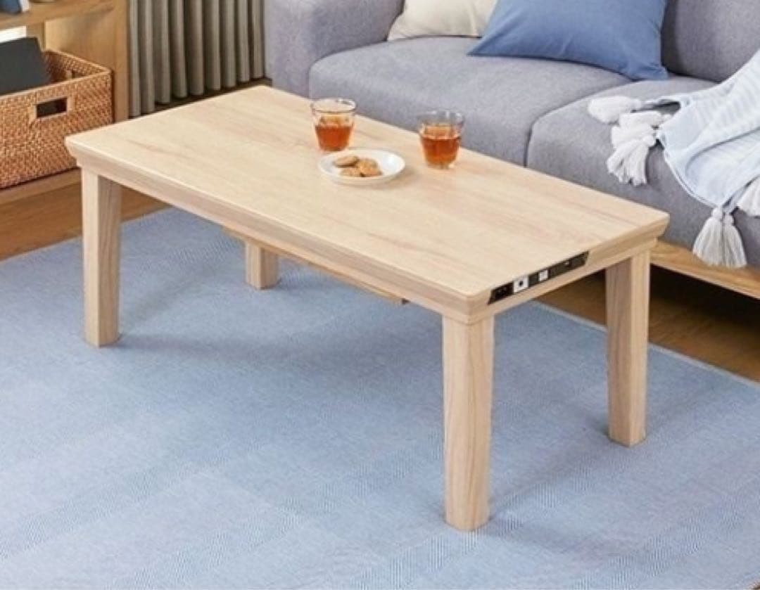 ホームコーディ USBコンセント付きこたつ（高さ調整可）　希望者には布団を