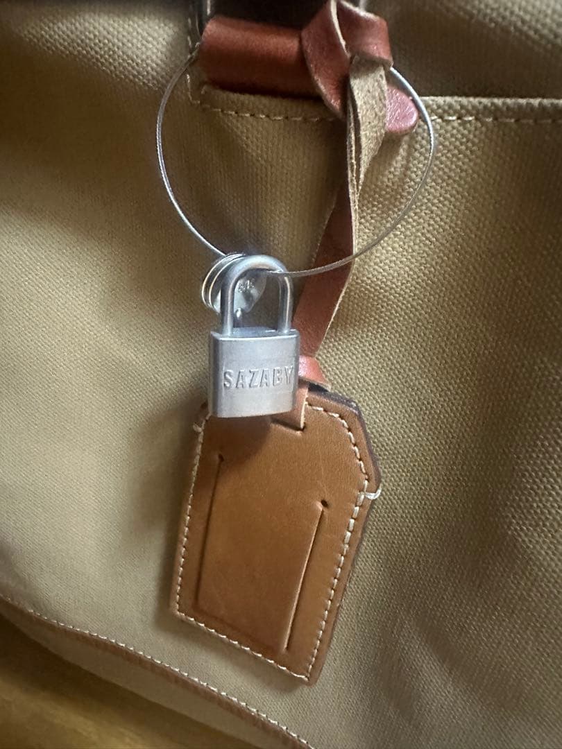 SAZABY‘S ベージュ ボストンバッグ