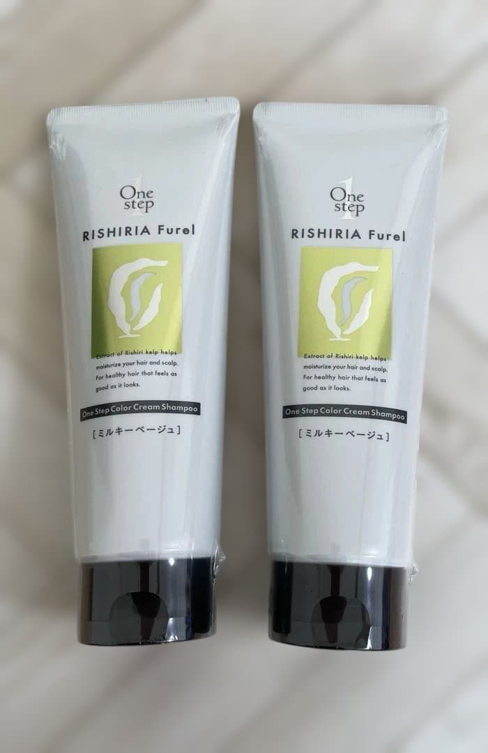 RISHIRIA Furel カラークリームシャンプー ミルキーベージュ2本