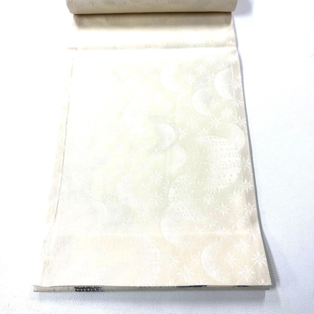 専用帯5077 ●加納幸織物謹製 高級 正絹 六通 袋帯 月