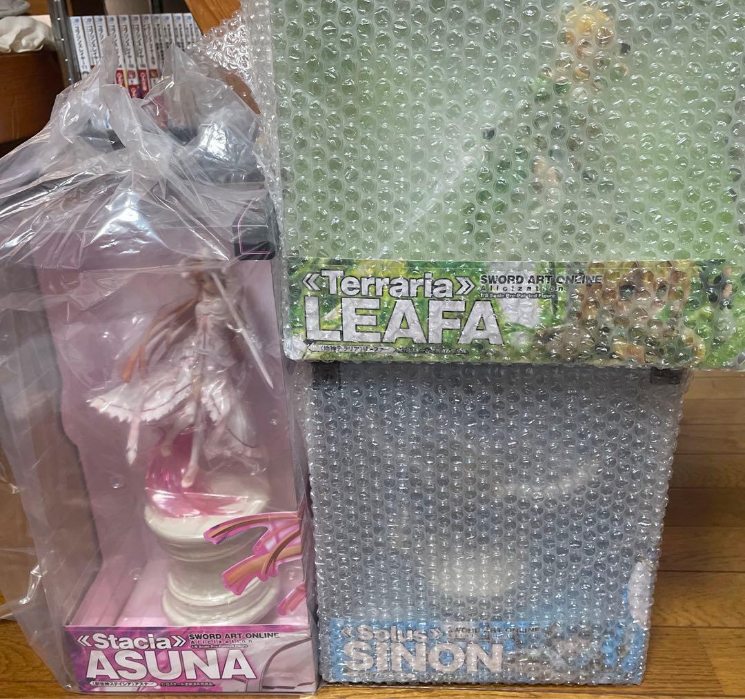 ジェンコ　SAOフィギュア3体セット電撃屋限定購入特典タペストリー3種セット