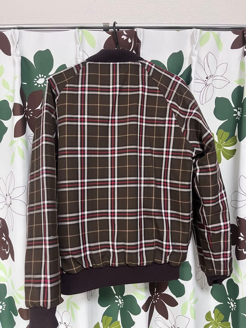 フレッドペリー　未使用品　リバーシブル キルティングジャケット ダークグリーン