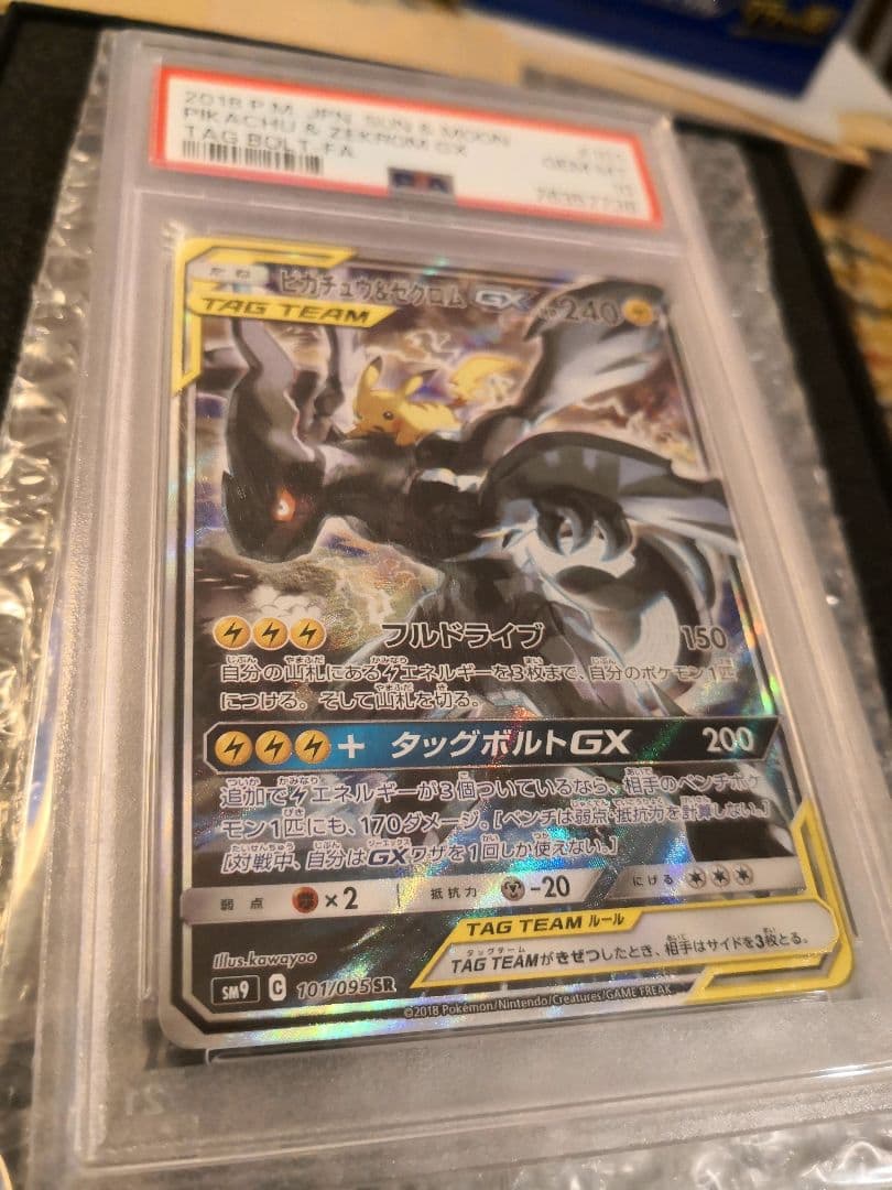 【PSA10】ピカチュウ＆ゼクロムGX SR SA タッグボルト ピカゼク