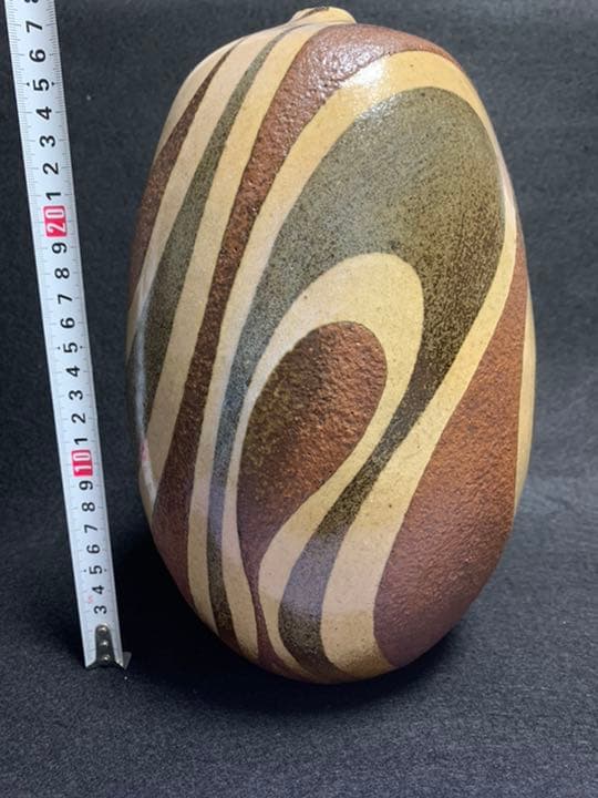 中島卓　象嵌壺　飛鳥窯