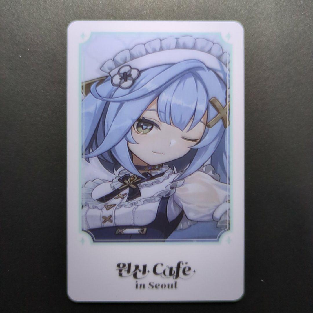 原神 韓国 ソウル cafe カフェ ランダムフォトカード カーヴェ