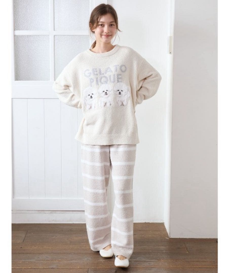 新品未使用 タグ付き 【 2025秋冬新作 】ジェラートピケ 長袖 パジャマ
