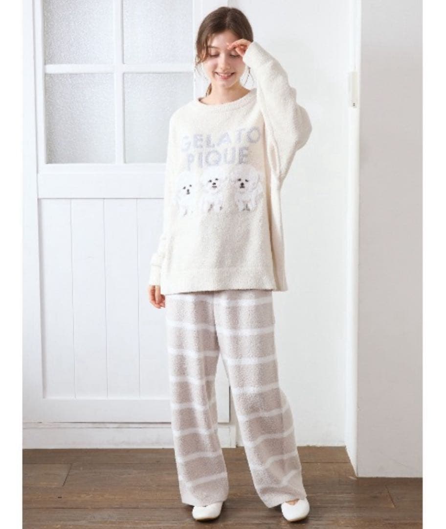 新品未使用 タグ付き 【 2025秋冬新作 】ジェラートピケ 長袖 パジャマ