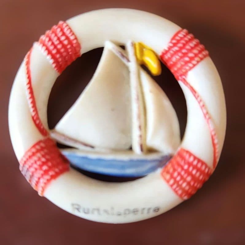 ヴィンテージドイツ観光名所 バッジ　スーベニアバッジ　城　大聖堂