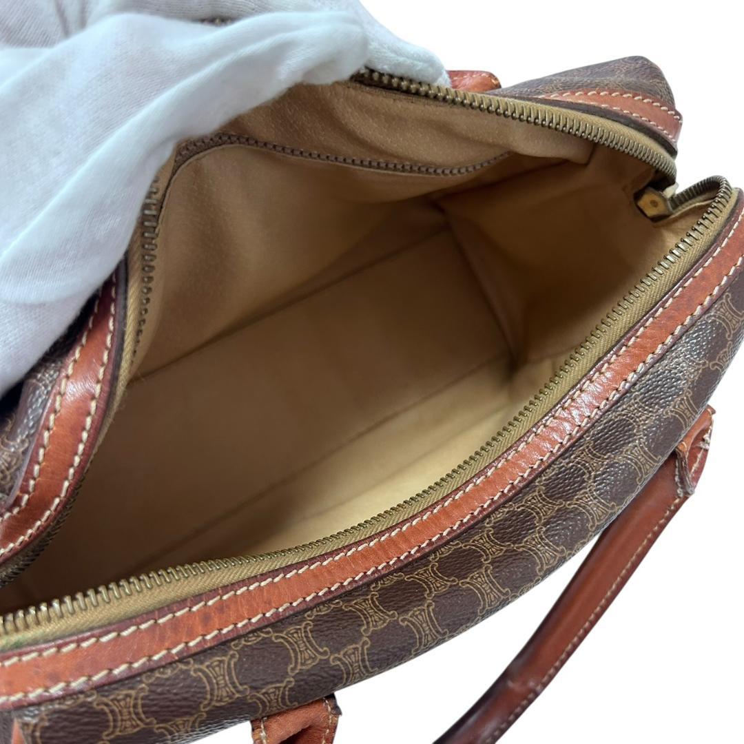 セリーヌ バッグ ハンド ミニボストン マカダム柄 レザー CELINE