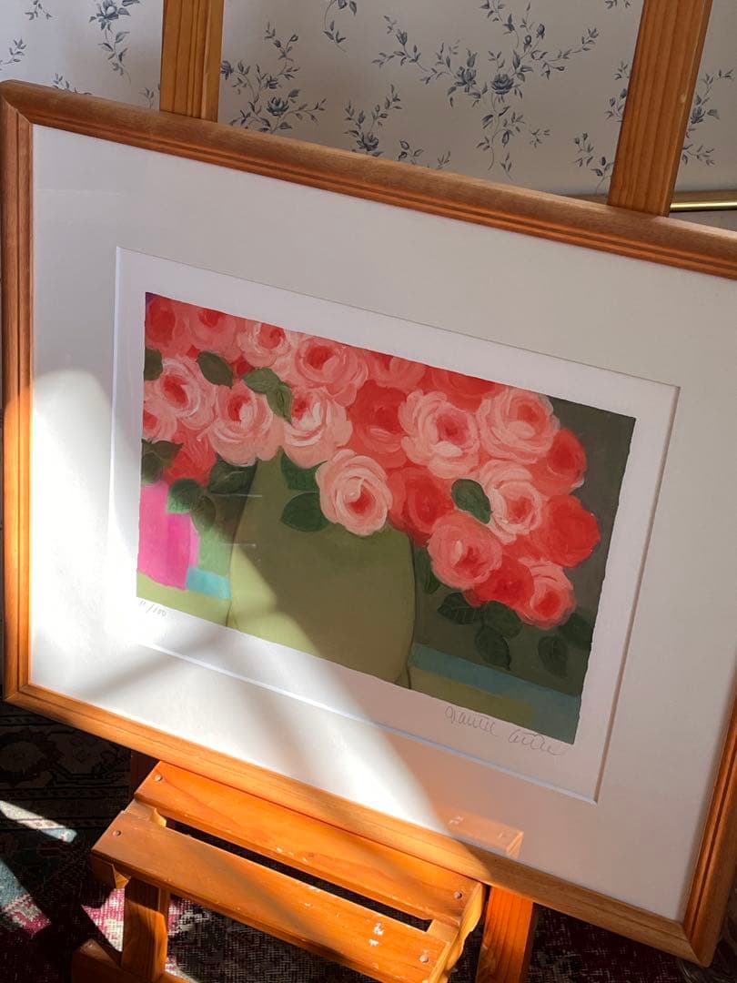 限定版画　額装　ジニー・キム　直筆サイン、ED、証明書あり