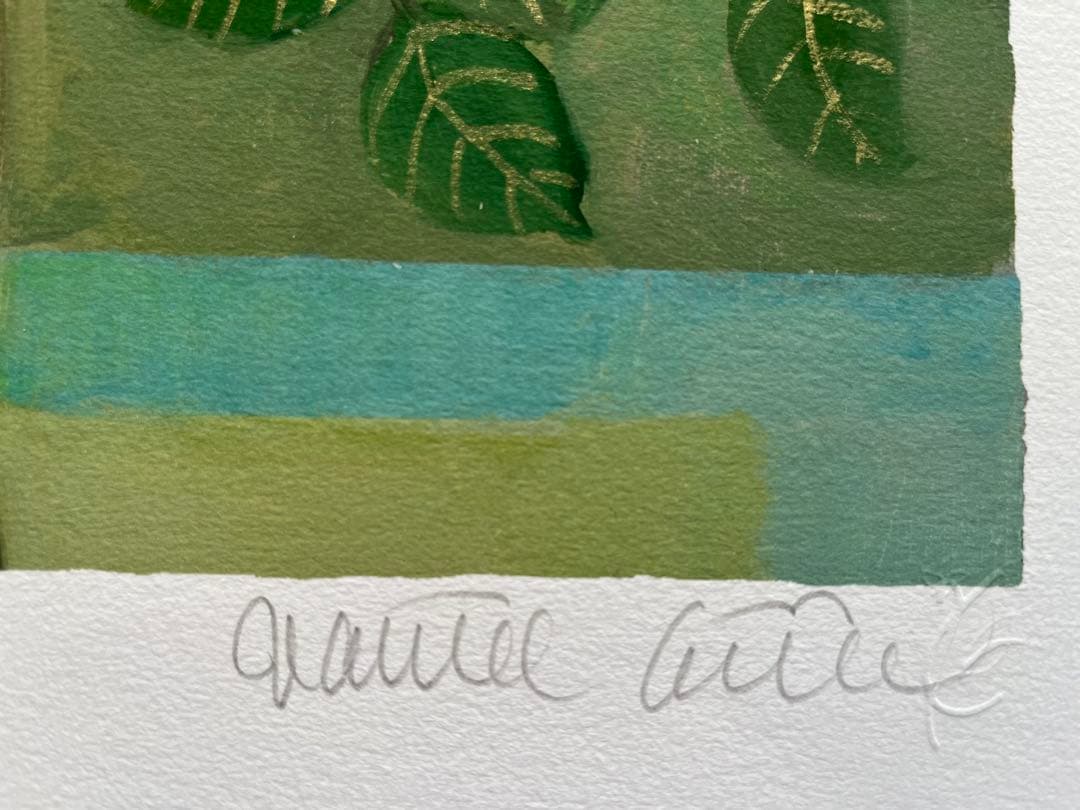 限定版画　額装　ジニー・キム　直筆サイン、ED、証明書あり