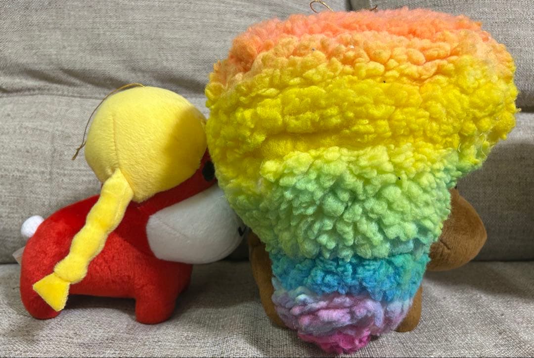 アフロ犬 ぬいぐるみBIG PART4 ファンキー犬 先祖犬 ワタアメ犬 オサゲ