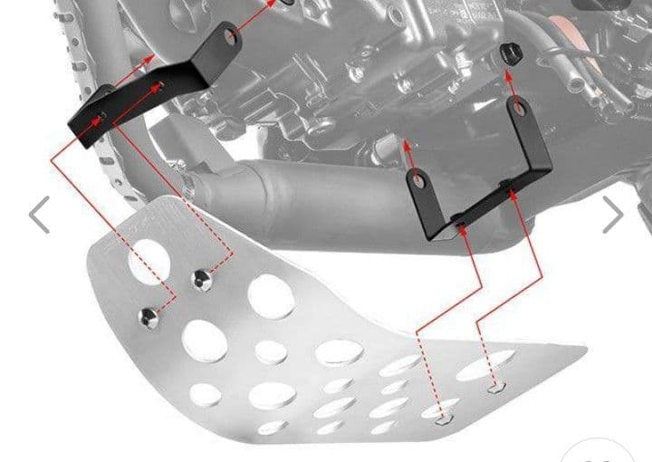 ZETA ジータ アンダーガード HONDA CL250用 ブラック塗装