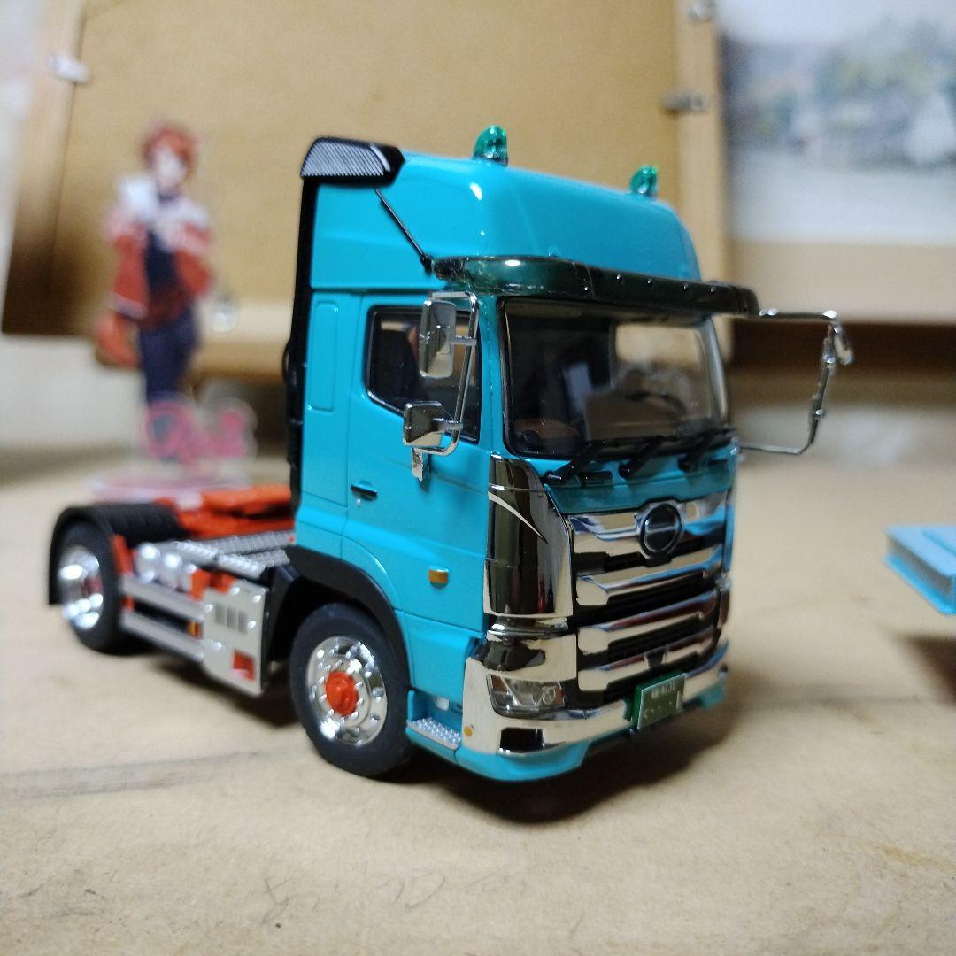 1/50ケンクラフト日野プロフィア4✕2トレーラー特注重機運搬台車