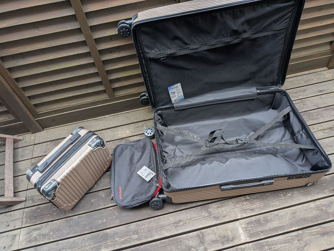 スーツケース　未使用保管品　サブバッグ２個付き