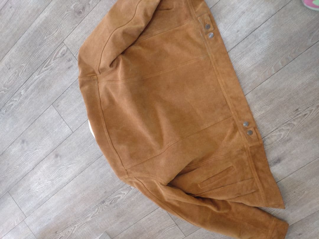 d*e様 ヒステリックグラマー　スエード　　ボア　トラッカージャケット　M