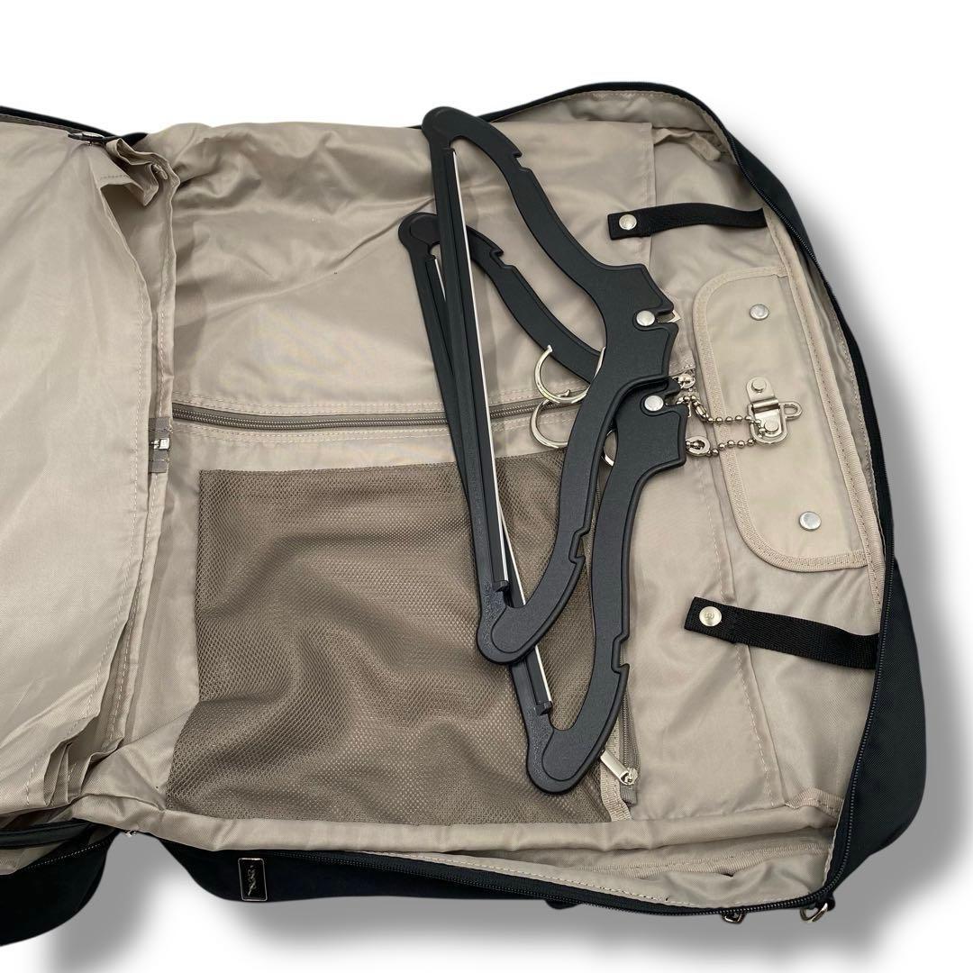 エース ガーメントケース ビジネスバッグ 2way 大容量 付属品付き ブラック