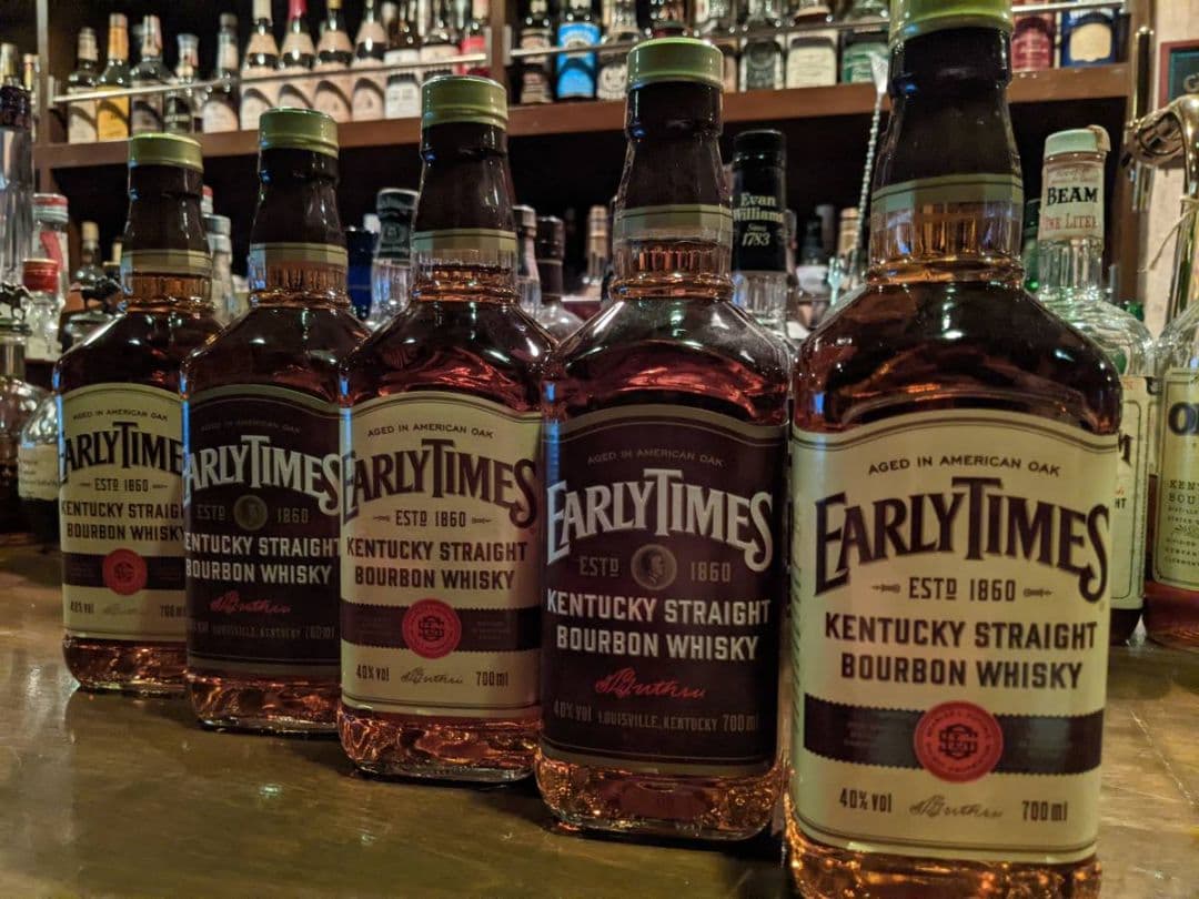 アーリータイムス（新品）イエロー3本　ブラウン2本　合計5本セット　バーボン