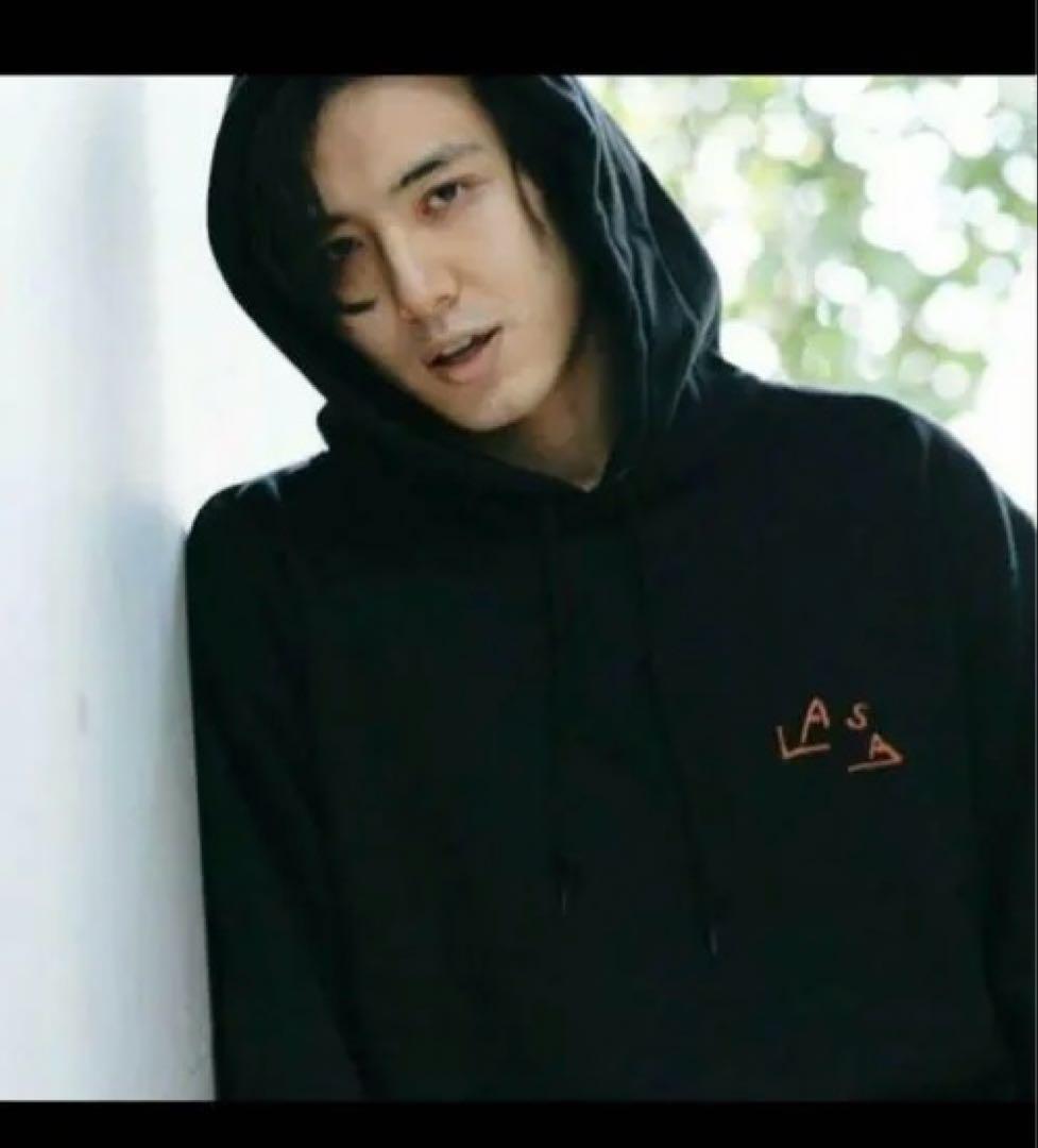 藤井風　LASA 未使用 ブラック パーカー　Lサイズ ノベルティ歯ブラシ付き