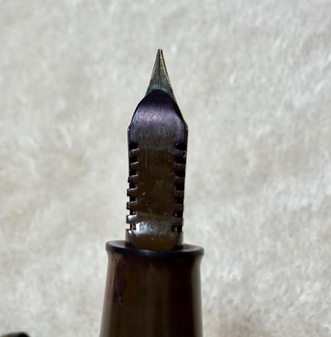 現状品◆パイロット Pilot 古いレバーフィラー式万年筆 14Kペン先