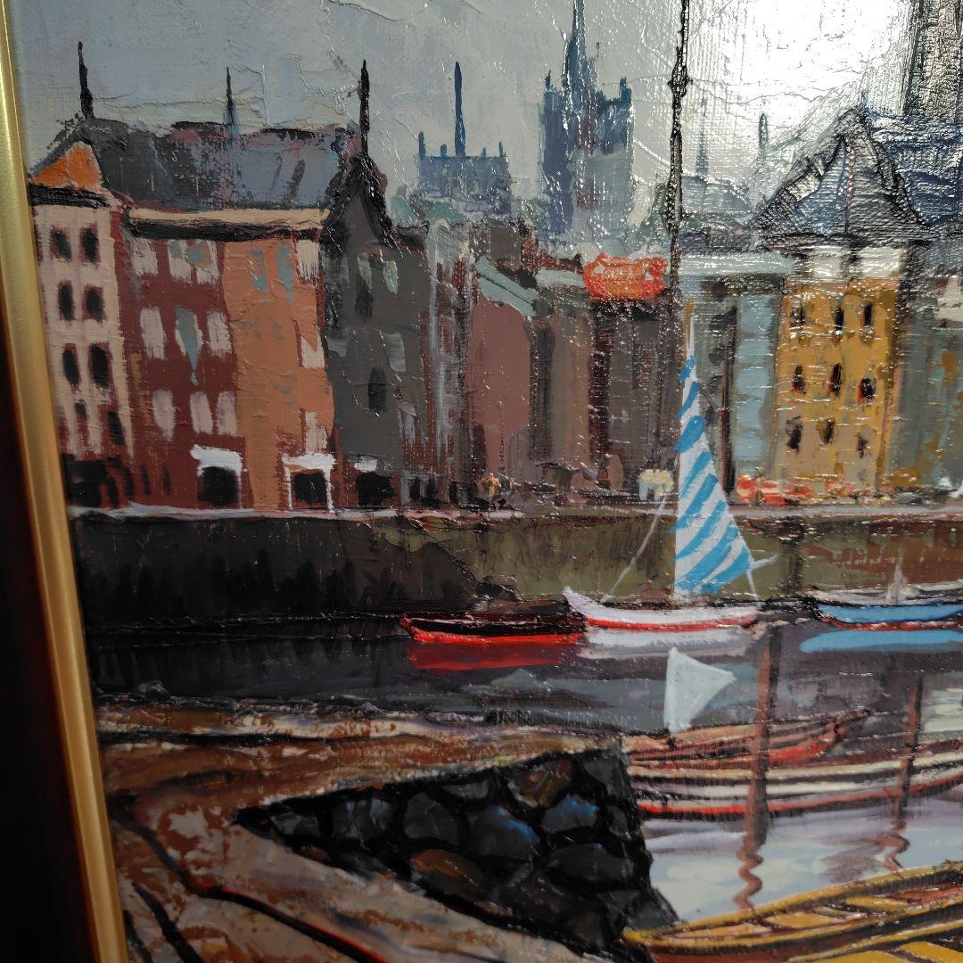 【極美品】絵画　曳野豊重　日本近代美術家連盟　第3114　登録済証有り