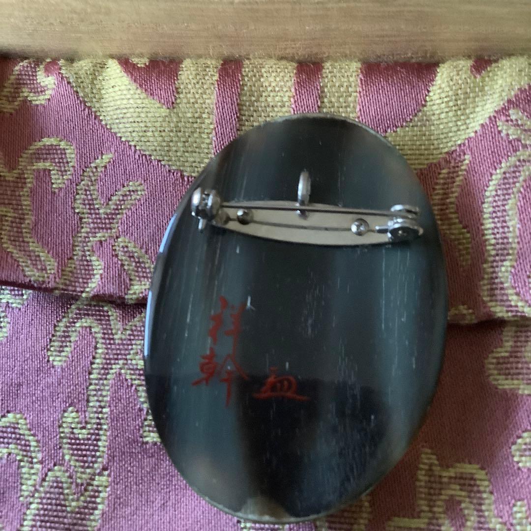 き*里様 伝統工芸品　蒔絵ブローチ