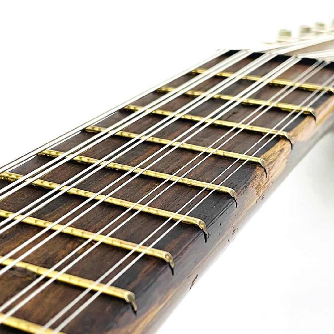 バンドゥリア 12弦 民族楽器 マンドリン系 ギター【整備済 ダメージあり】