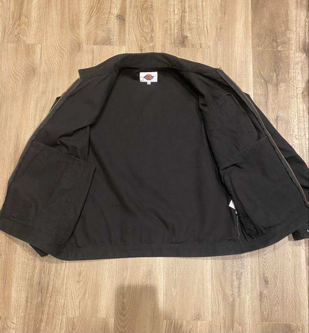 Dickies ブラック 短丈 ワークジャケット M