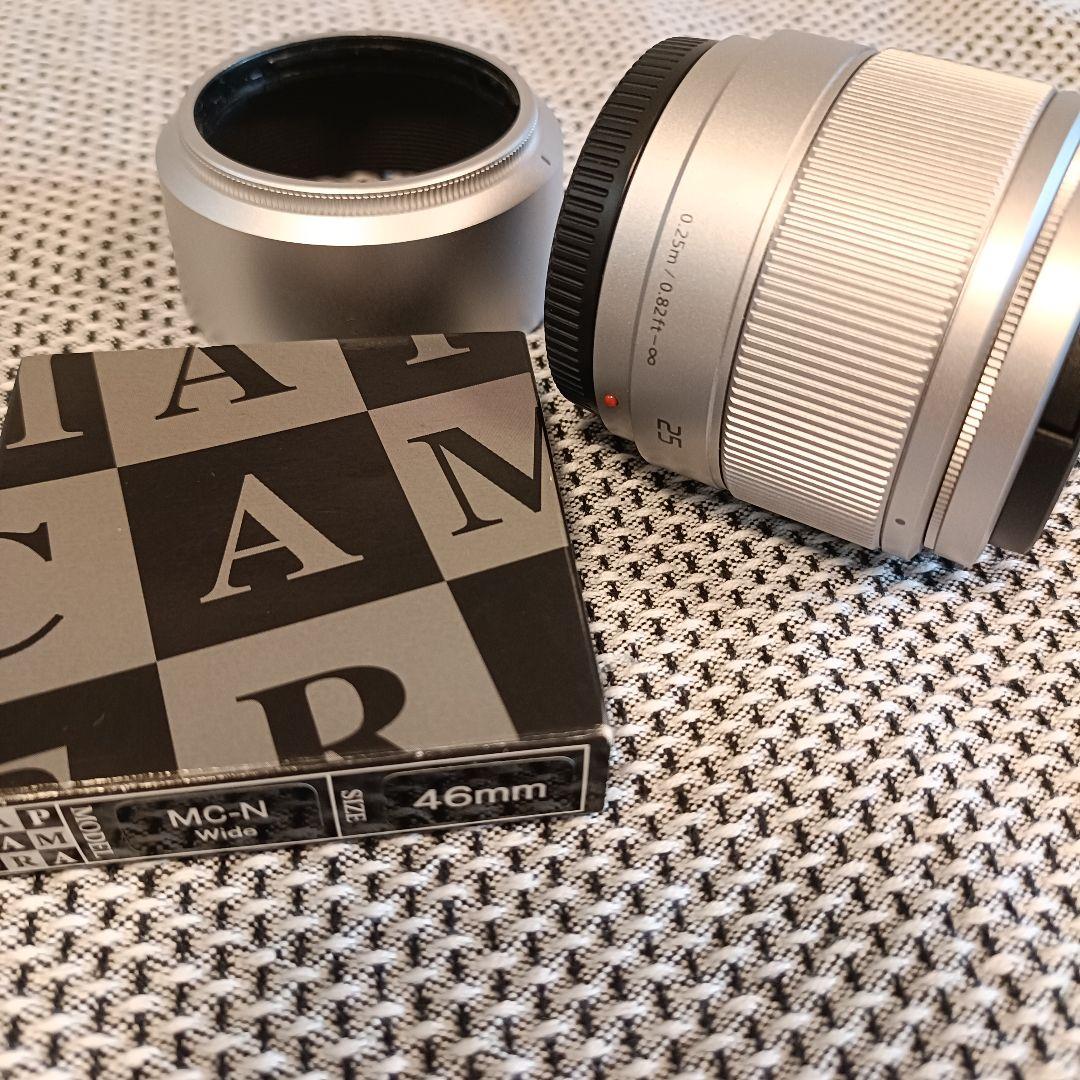 LUMIX 25mm F1.7 単焦点レンズ 46mmフィルター