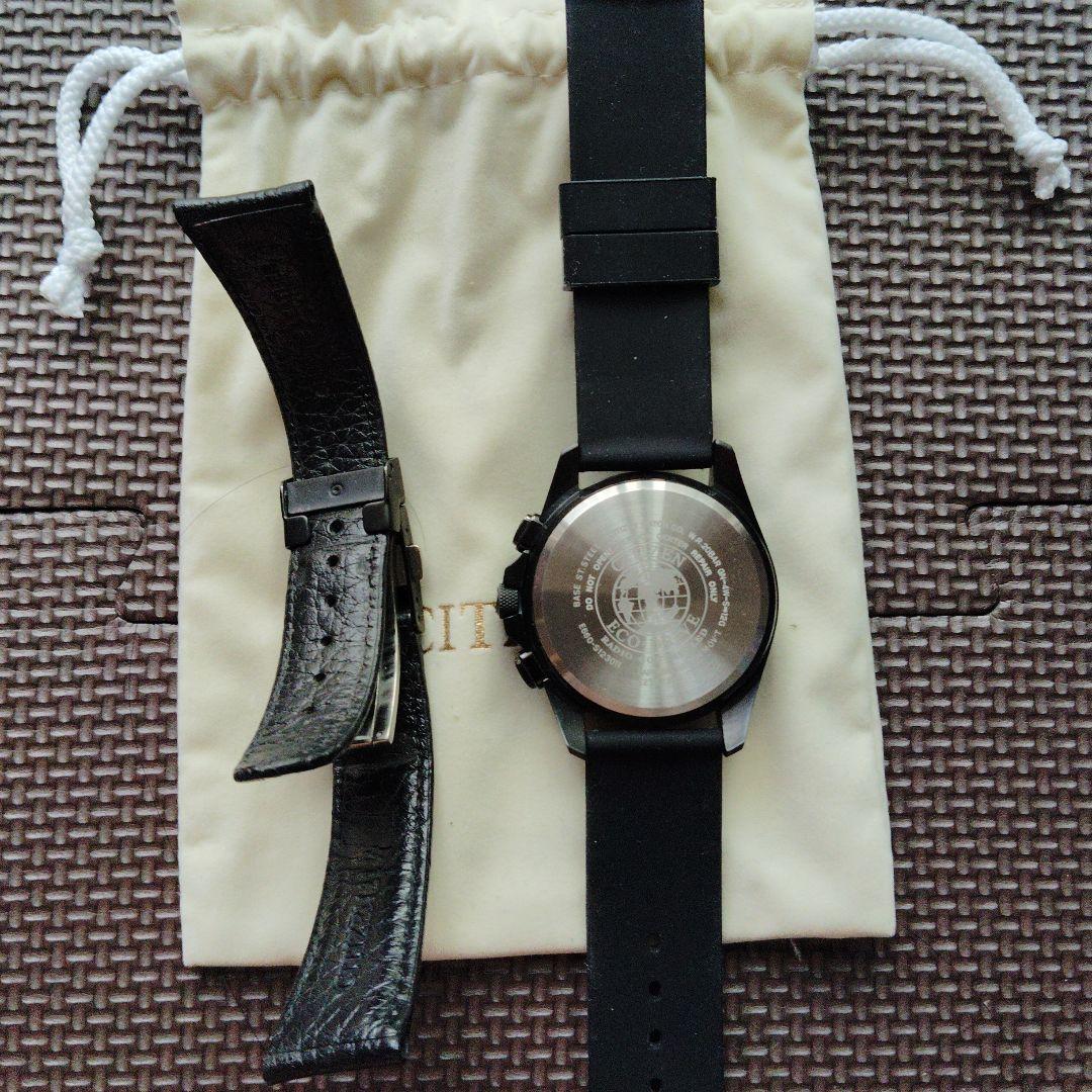 CITIZEN プロマスター　クロノグラフ 時計 ラバーベルト海外仕様