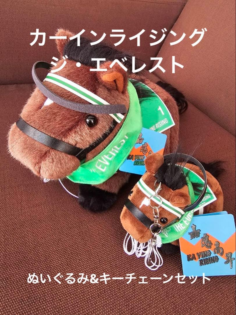 カーインライジング　ジ・エベレスト　ぬいぐるみ　キーチェーンセット　香港国際