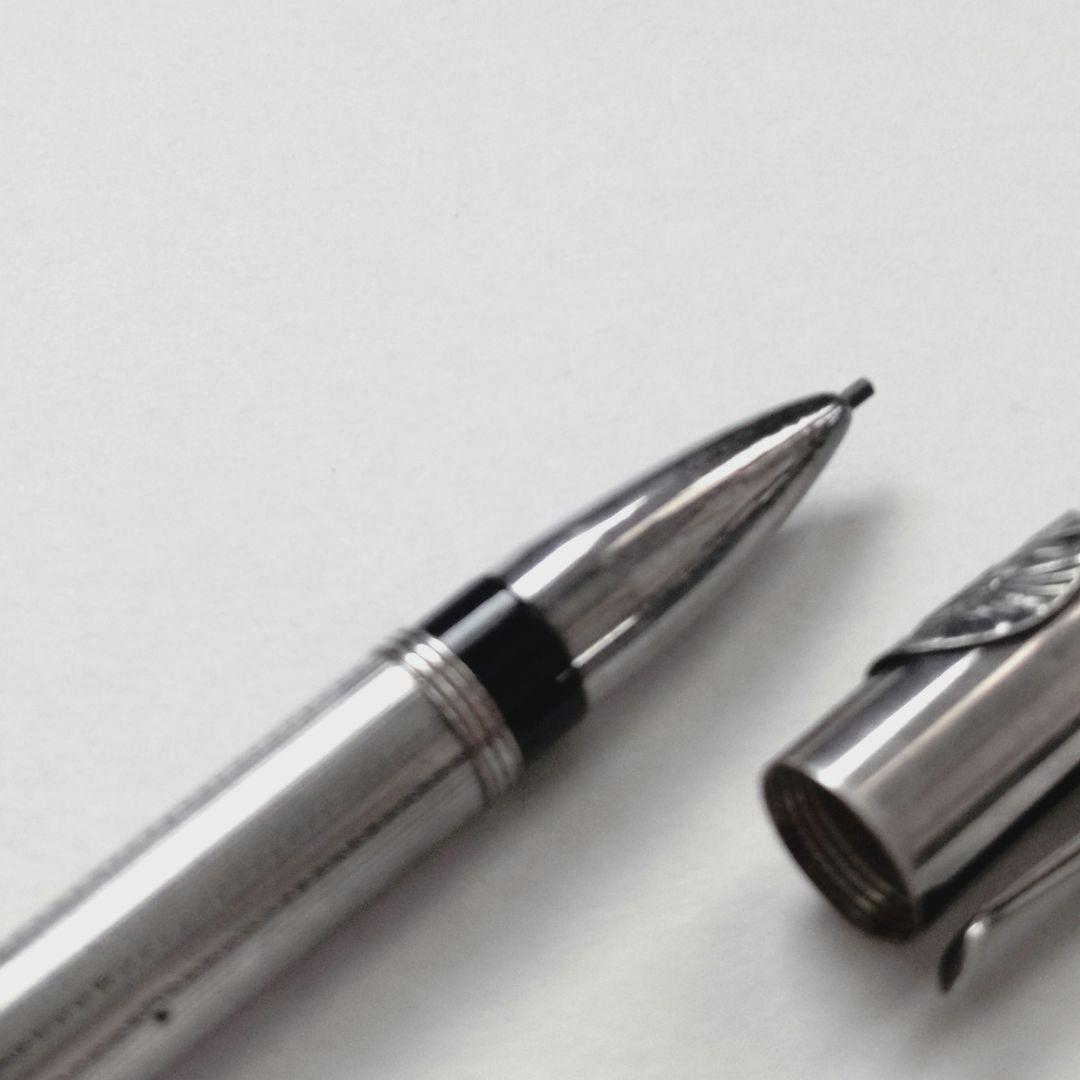 廃盤 ヴィンテージ 1935’s ツイン チェック ペンシル 無名 シルバー 銀