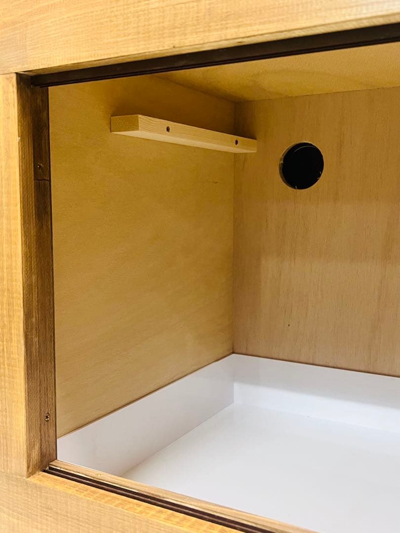 RepBox 木製ケージ 900×450×450　小動物、爬虫類用　ウォルナット