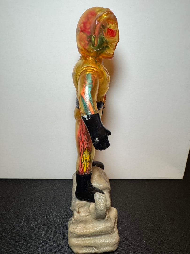 【激レア】当時物 ポピー 改造人間 超人バロムワン バロム1 スケルトン ソフビ