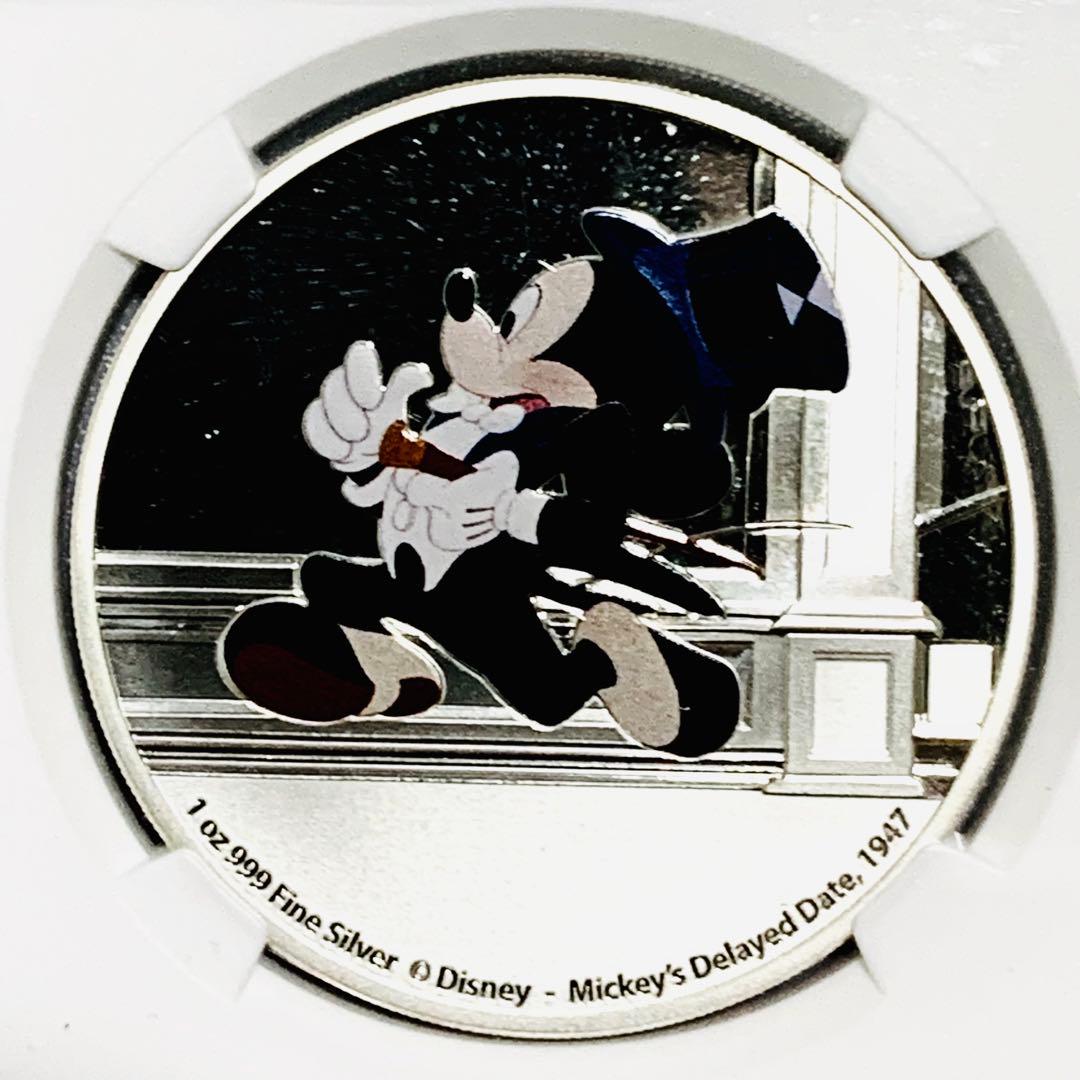 ◆PR70UC ER◆2017　ミッキー　ニウエ　NGC 1オンス銀貨