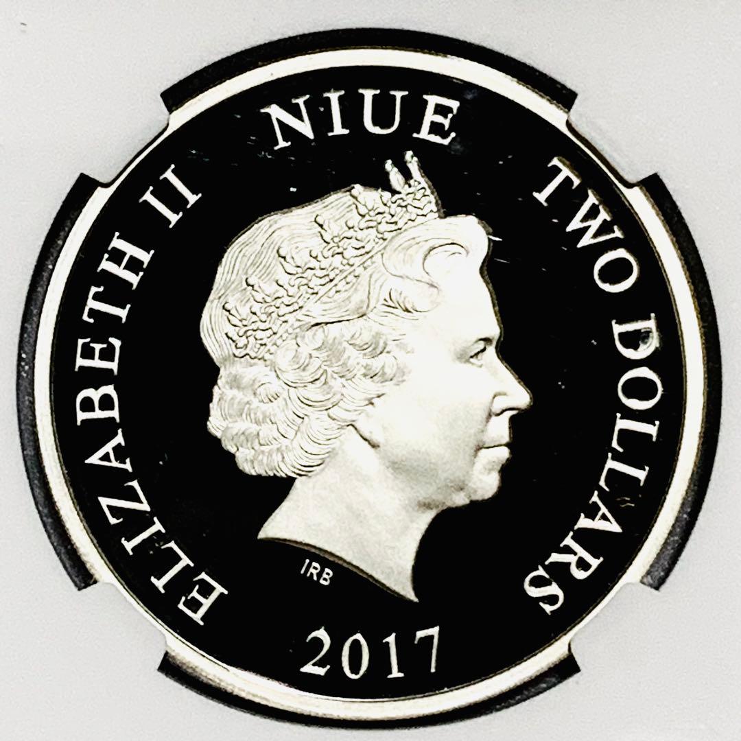 ◆PR70UC ER◆2017　ミッキー　ニウエ　NGC 1オンス銀貨