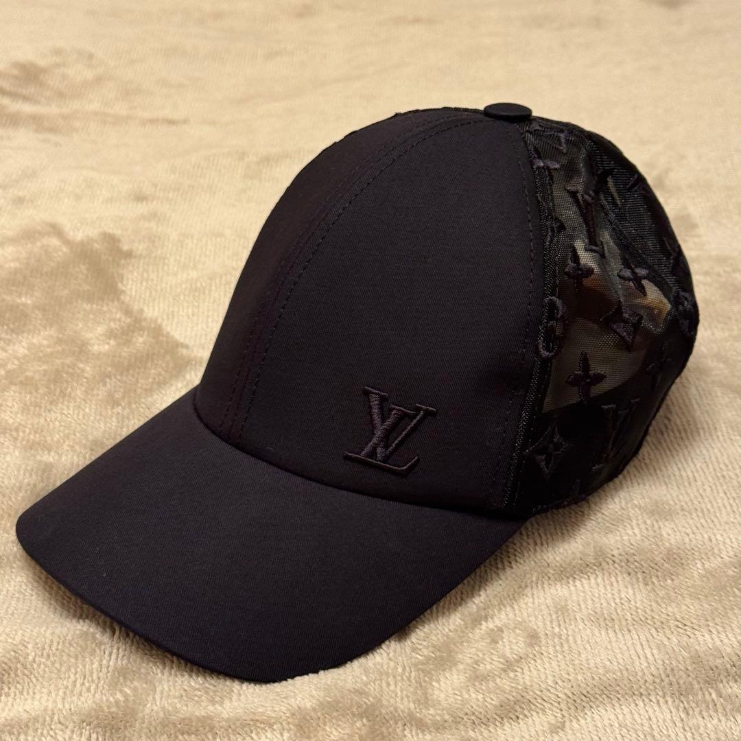 LOUISVUITTON キャップ ベースボール モノグラム メッシュ ヴィトン