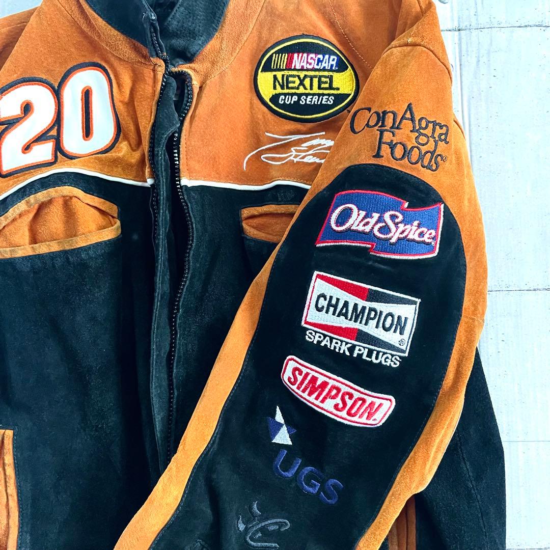 【WILSONS LEATHER】90s NASCAR レーシングジャケット M